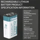 Аккумулятор крона PUJIMAX 9V 1200mAh Li-Ion USB type-C комплект 2 шт - изображение 3