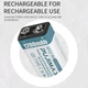 Аккумулятор крона PUJIMAX 9V 1200mAh Li-Ion USB type-C комплект 2 шт - изображение 6