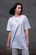 Жіноча Оверсайз Футболка З Принтом Without 1702 L/XL White - изображение 2