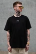 Чоловіча Оверсайз Футболка З Принтом Without 1702 2XL/3XL Black - изображение 1