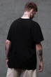 Чоловіча Оверсайз Футболка З Принтом Without 1702 2XL/3XL Black - изображение 3