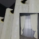 Комплект штор на люверсах VR-Textil Лен мрамор Pavliani № 1172ш 150х250 см 2 шт Кремовый (37-0043) - изображение 1