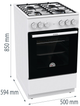 Плита газовая Gorenje GG 5A12 WH - изображение 4