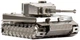 Коллекционная модель-конструктор Metal Time Ponderous Panzer механический танк Тигр 1 (MT020) - изображение 1