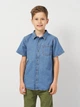 Подростковая джинсовая рубашка для мальчика Minoti 17SHIRT 7 40857TEN 158-164 см Синяя (5063025291148) - изображение 1