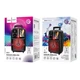 Портативная беспроводная Bluetooth акустическая система HOCO BS37 Dancer Outdoor Wireless Speaker колонка чемодан с микрофоном | BT5.0, 15W, USB/AUX/TWS/FM | Черный - изображение 15