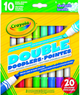 Набір двосторонніх маркерів Crayola Washable Doodlers 10 шт (71662083113) - зображення 1