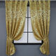 Комплект коротких штор VR-Textil жакард Вензель № 091ш 130х170 см 2 шт Золотистий (35-0050) - зображення 1