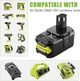Набір акумуляторів Powilling 5.0Ah 18V для Ryobi ONE+ P102 P103 P105 P107 P108 P109 (сток) - зображення 2