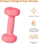 Набор гантелей AmazonBasics Neoprene 2 шт по 1.5 кг Розовый - изображение 3