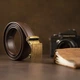 Ремінь із натуральної шкіри з автоматичною пряжкою латунь Vintage 20309 коричневий 105-120 см - зображення 7