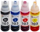 Комплект чернил Galaxy 103 для Epson L-series (B/C/M/Y) 4x70ml (GAL-E103-4x70) - изображение 3