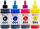 Комплект чернил Galaxy 664 для Epson (B/C/M/Y) 4x200ml (GAL-E664-4x200) - изображение 1