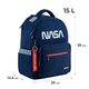 Рюкзак шкільний Kite NASA NS24-770M 39х29х14.5 см синій - зображення 3