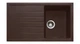 Кухонная мойка LONGRAN CLASSIC CLS 860.500 коричневый металик (93 Marone) + подарок корзина - изображение 1