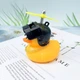 Автомобильная резиновая игрушка утка с шлемом PUBG ПУБГ для велосипеда мотоцикла авто - изображение 6