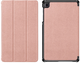 Etui z klapką iLike Tri-Fold Eco-Leather Stand Case do Samsung Galaxy Tab A7 Lite 8.7'' Rose Gold (ILK-TRC-S3-RG) - obraz 1