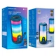 Колонка Bluetooth BOROFONE BR33 портативна бездротова BT5.0, 10W, USB, TF, AUX, FM RGB підсвичування Синій - изображение 2