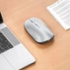 Миша Wireless WiWU WM104 бездротова Bluetooth 3.0 / USB 2.4G 800-1200-1600DPI для пк/ноутбука Сірий - зображення 2