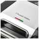 Мультимейкер Russell Hobbs, 750Вт, комплект-3 пластини, алюміній, корпус-нержав.сталь, пластик, чорн - зображення 3