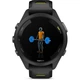 Смарт-часы Garmin Forerunner 265S (010-02810-13) черно-желтые с силиконовым ремешком - изображение 14