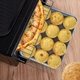 Печь электрическая 3в1 Su Tai ST З0I мультипечь 12 л духовка с кофеваркой и сковородой для завтраков 4500 W, Черная - изображение 3