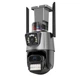 Уличная поворотная WIFI камера с удаленным доступом Dual Lens Zoom 8MP, iCSee с зумом и сиреной - изображение 1