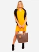 Платье-футболка короткое летнее женское U.S. Polo Assn 215904-6800A(DUTCHESS GOLD) M Желтое (786660550979) - изображение 3