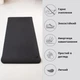 Коврик для йоги Marjari Yoga Basic 183x61x0.6 cм Total Black - изображение 2