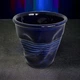 Стакан мятый, синий, h-7 см 150 мл. - изображение 3