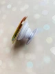 Держатель для смартфона / планшета попсокет Popsocket с плавающими блестками (Апельсин) - изображение 3