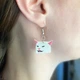 Серьги Голова кошки (на глянцевом акриле) - изображение 4