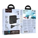 Зарядне мережеве Hoco C133A 3хUSB/3хType-C PD75W+ QC3.0 адаптер швидка зарядка для телефону/смартфону/пристроїв Чорний - зображення 2
