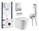 Комплект инсталляции Grohe Rapid SL 4в1 и подвесного унитаза с крышкой Koller Pool Orion Rimless Tornado 3,0 + гигиенический душ Qtap (3884000G/38732000/OR-0515-RQ3/QTINSVARCRMV01) - изображение 1