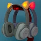 Беспроводные наушники с кошачьими ушками QC-11 Cat Ear Сиреневый - изображение 8