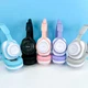 Беспроводные наушники с кошачьими ушками QC-11 Cat Ear Сиреневый - изображение 4