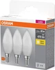 Набір ламп 3шт OSRAM LED E14 4.9Вт 2700К 470Лм B40 - зображення 1
