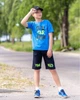 Комплект для хлопчика (футболка+бриджі) Носи своє 110 Блакитний (p-9926-105099) - изображение 7