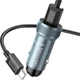 Автомобильное зарядное устройство Hoco Z49A Level single port QC3.0 18W (Type-C) Metal Gray (6931474795731) - изображение 4
