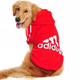 Кофта для собак Pet Style "Adidog" Червона M - зображення 2