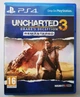 Uncharted 3 Drakes Deception Remastered, русская версия - диск для PlayStation 4, Б/У - изображение 1