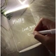 3D нічник планер LED, дошка для нотаток з ручкою, для побажань UKC, білий - зображення 4