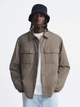 Куртка-рубашка мужская Zara 145830296 L Серая (1159803002) - изображение 1