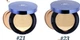 Кушон со сменным блоком CUSKIN Clean-Up Skinfit Cushion SPF 50+ PA+++ 15 г + 15 г 21 тонн - изображение 4