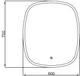 Зеркало AQUA RODOS Callisto 60x70 см с LED-подсветкой - изображение 5