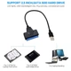 Кабель адаптер USB 3.0 to SATA 3.0 до 6 Гбит blue 30см для 2,5" HDD / SSD дисков (внешний карман) - изображение 4