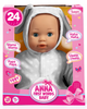 Лялька Bayer Anna First Words Grey Clothes Baby Doll 38 см (4003336414257) - зображення 1