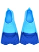 Ласти для плавання короткі Zoggs Ultra Blue 35/36 (блакитний) (311390) - зображення 2