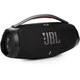 Акустическая система портативная JBL серии BoomBox 3 Black (JBLBOOMBOX3BLKEP), трехполосная, 180 Вт (1х80+2х40+2х10), 72,6 мАч, 24 часа автон. работы, USB-A, Aux-in, Bluetooth 5.3, моб. приложение, черный - изображение 1