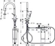 Смеситель кухонный с подключением к фильтру HANSGROHE Aqittura M91 FilterSystem 210 хром 76803000 - изображение 2